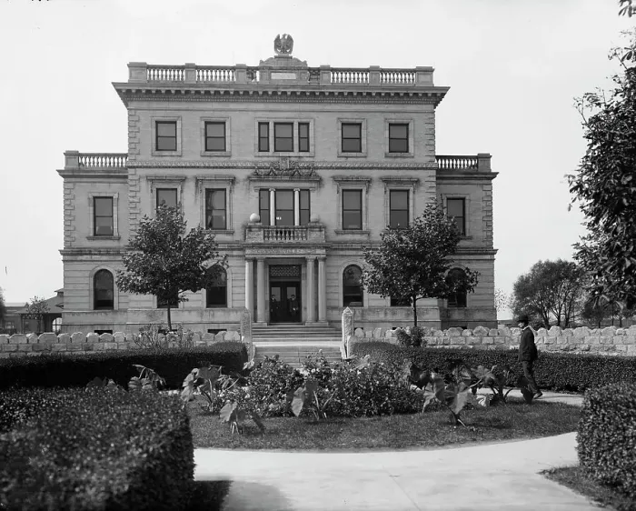 Framed Print : Commandant's office, League Island Navy Yard, Philadelphia, Pa. c1908. Creator: Unknown Framed Print : Commandant's office, League Island Navy Yard, Philadelphia, Pa. c1908. Creator: Unknown
