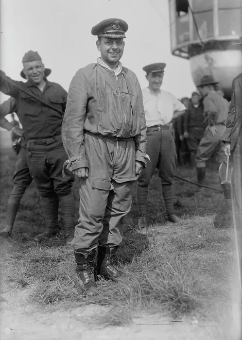 Framed Print : Commander Scott just off R-34, 1919. Creator: Bain News Service Framed Print : Commander Scott just off R-34, 1919. Creator: Bain News Service