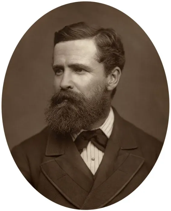Framed Print : Commander Verney Lovett Cameron, explorer, 1878. Artist: Lock & Whitfield Framed Print : Commander Verney Lovett Cameron, explorer, 1878. Artist: Lock & Whitfield