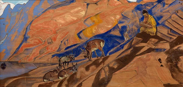 Commands of the Teacher, 1927. Artist: Roerich, Nicholas (1874-1947)