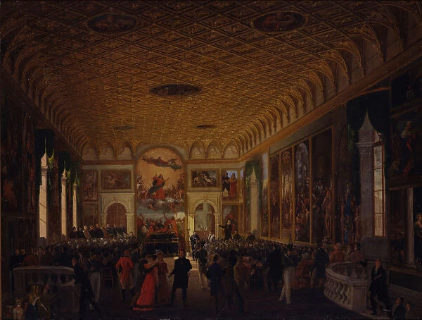 Commemoration of Canova in the Scuola Grande della Carita, 1824