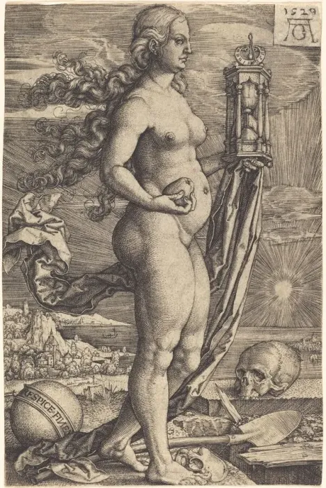 Framed Print : Commemoration of the Dead, 1529. Creator: Heinrich Aldegrever Framed Print : Commemoration of the Dead, 1529. Creator: Heinrich Aldegrever