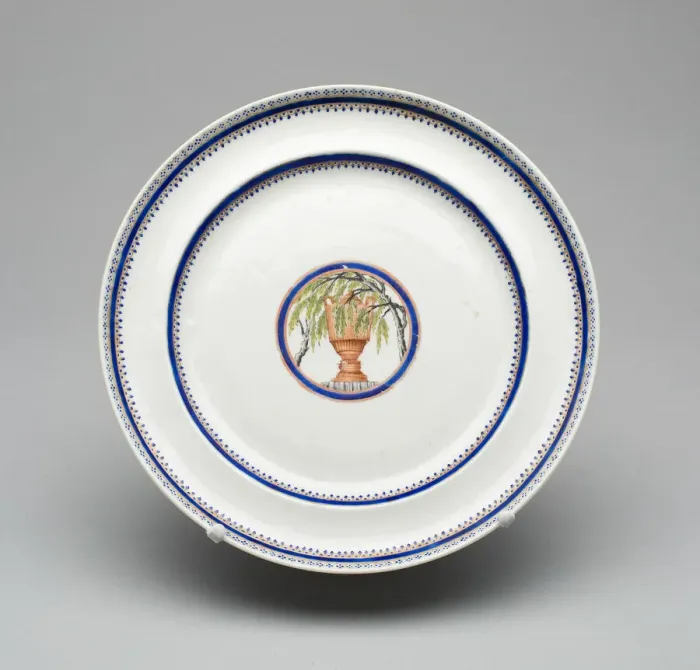 Framed Print : Commemorative Plate, 1793 / 1800. Creator: Unknown Framed Print : Commemorative Plate, 1793 / 1800. Creator: Unknown