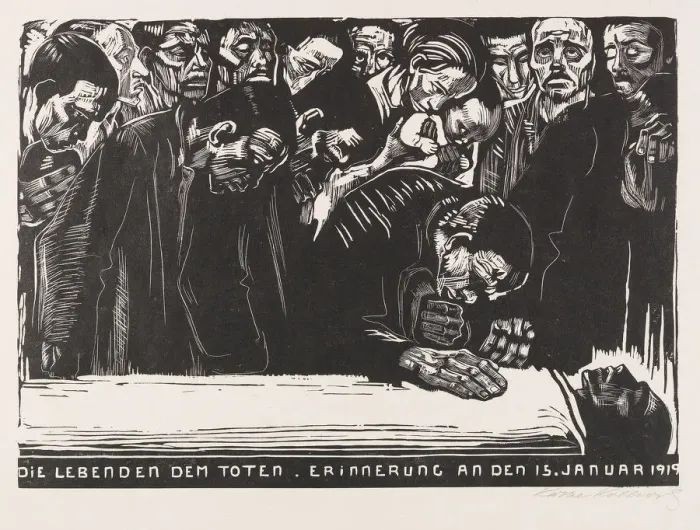 Framed Print : Commemorative sheet for Karl Liebknecht, 1920. Creator: Kollwitz, Kathe (1867-1945) Framed Print : Commemorative sheet for Karl Liebknecht, 1920. Creator: Kollwitz, Kathe (1867-1945)