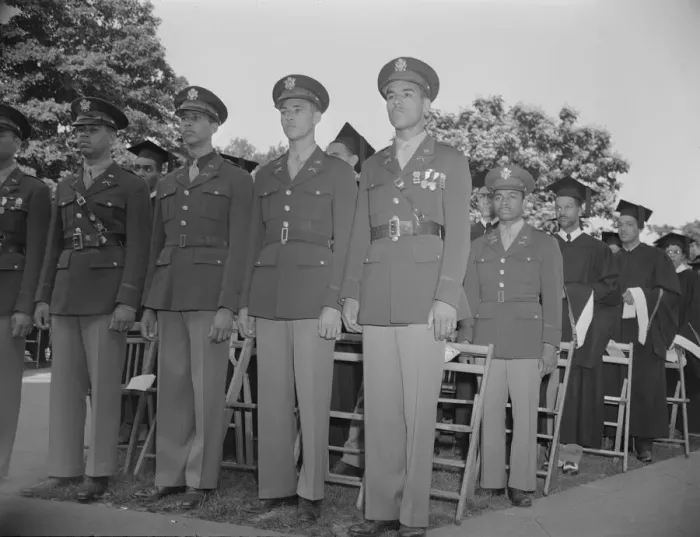 Framed Print : Commencement exercises at Howard University, Washington, D. C, 1942. Creator: Gordon Parks Framed Print : Commencement exercises at Howard University, Washington, D. C, 1942. Creator: Gordon Parks