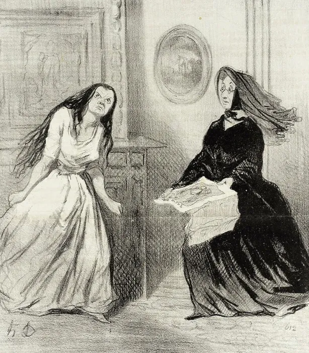 Framed Print : Comment! encore une caricature sur nous.. 1844. Creator: Honore Daumier Framed Print : Comment! encore une caricature sur nous.. 1844. Creator: Honore Daumier