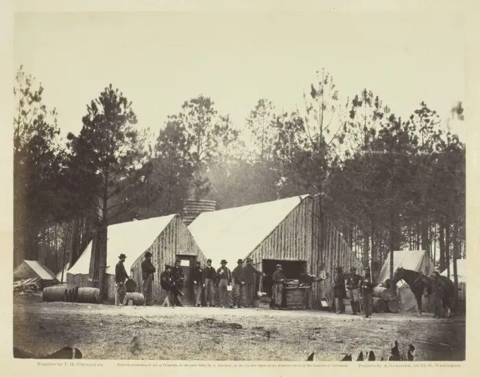 Framed Print : Commissary Department, Head-Quarters Army of the Potomac, February 1864 Framed Print : Commissary Department, Head-Quarters Army of the Potomac, February 1864