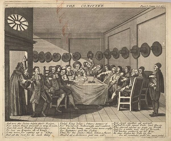 The Committee (Plate 10: Illustrations to Samuel Butler's Hudibras), 1725-30 (?)