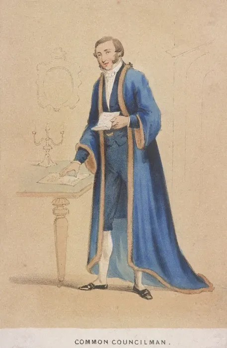 Framed Print : A common council man, 1855. Artist: Day & Son Framed Print : A common council man, 1855. Artist: Day & Son