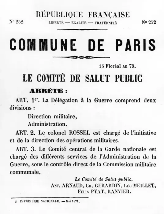 Framed Print : Commune de Paris, from French Political posters of the Paris Commune, May 1871 Framed Print : Commune de Paris, from French Political posters of the Paris Commune, May 1871