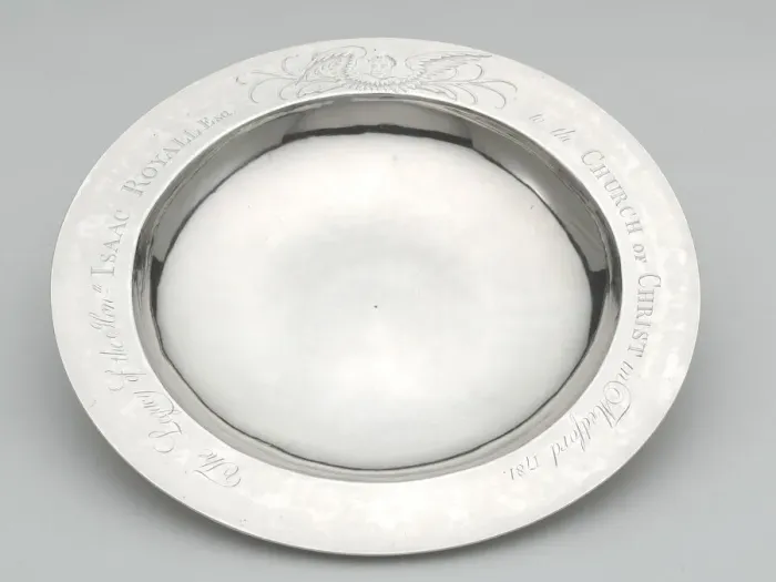 Framed Print : Communion Dish, 1781. Creator: Benjamin Burt Framed Print : Communion Dish, 1781. Creator: Benjamin Burt