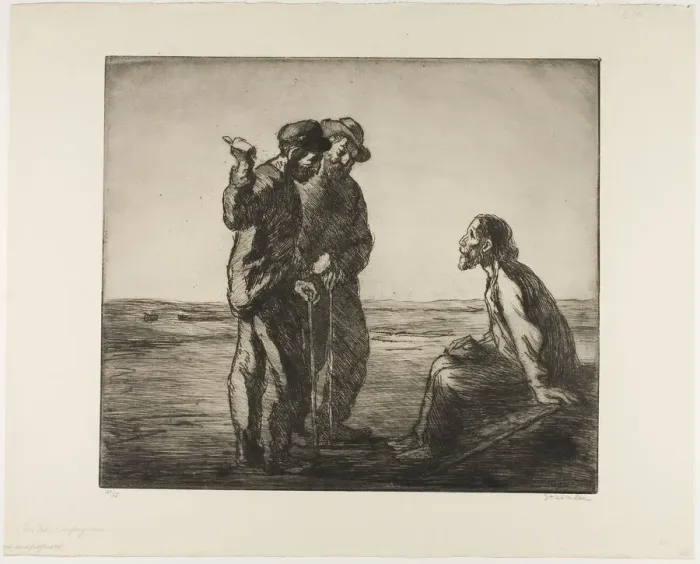 Framed Print : The Three Companions, 4719. Creator: Theophile Alexandre Steinlen Framed Print : The Three Companions, 4719. Creator: Theophile Alexandre Steinlen