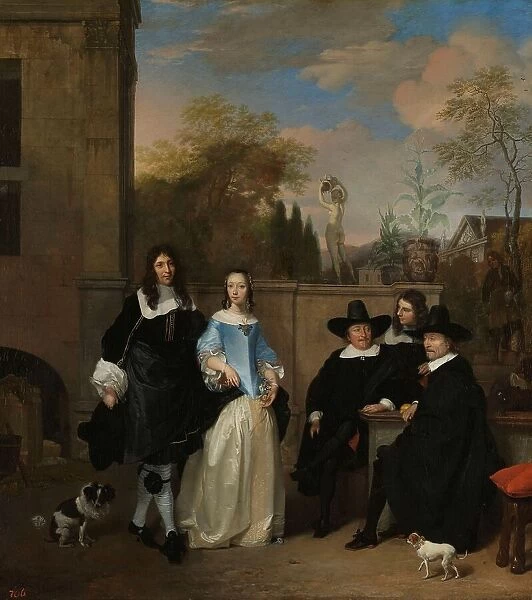 Company in a Garden, 1661. Creator: Barend Graat