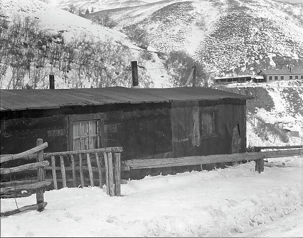 Company housing, Utah coal town, Consumers, near Price, Utah, 1936. Creator: Dorothea Lange