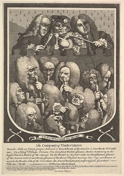 The Company of Undertakers, after 1736. Creator: William Hogarth