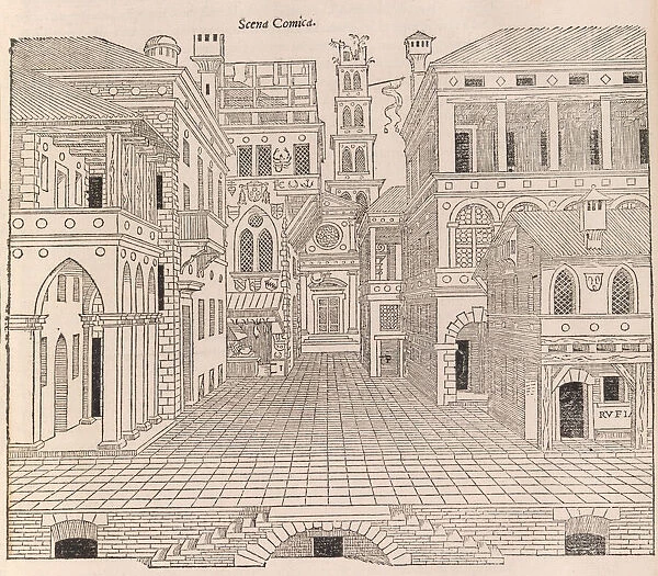 Compendium of Architectural Books by Sebastiano Serlio (Books I-V), 1544, 1545