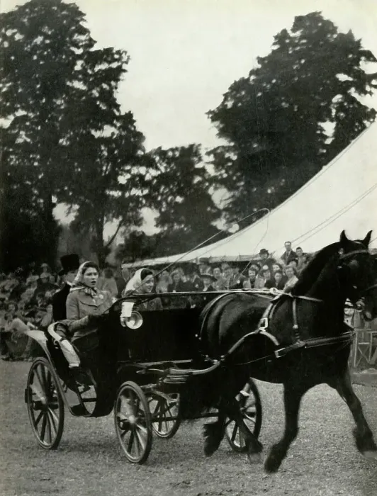 Framed Print : Competing at Windsor Horse Show - May, 1945, 1947. Creator: Unknown Framed Print : Competing at Windsor Horse Show - May, 1945, 1947. Creator: Unknown
