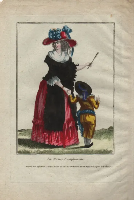 Framed Print : A complaisant mother, c. 1790 Framed Print : A complaisant mother, c. 1790