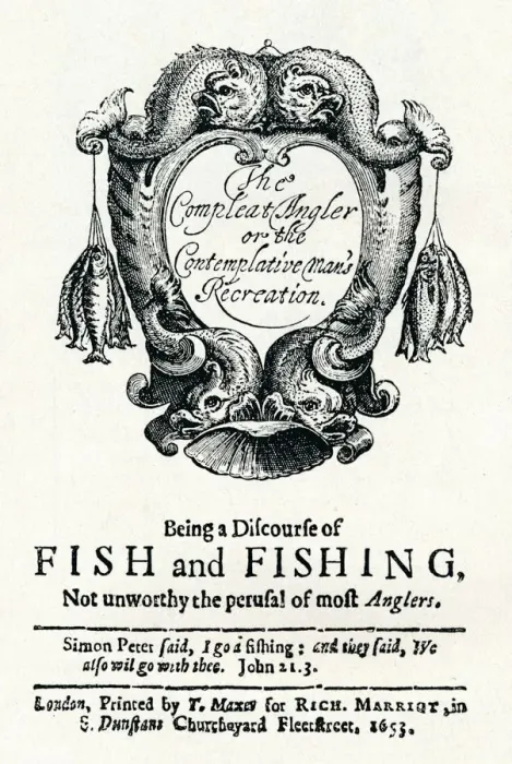 Framed Print : The Compleat Angler or the Contemplative Mans Recreation, c1653 Framed Print : The Compleat Angler or the Contemplative Mans Recreation, c1653