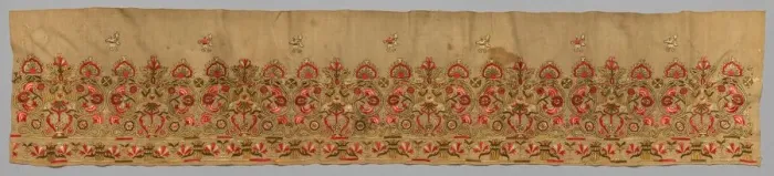 Framed Print : Complete Skirt Border, 1700s. Creator: Unknown Framed Print : Complete Skirt Border, 1700s. Creator: Unknown