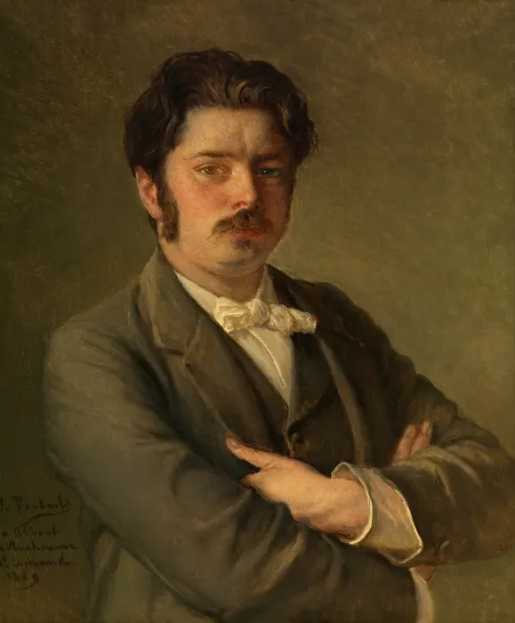 Framed Print : The Composer Albert De Vleeshouwer, 1889. Creator: Jean Francois Portaels Framed Print : The Composer Albert De Vleeshouwer, 1889. Creator: Jean Francois Portaels