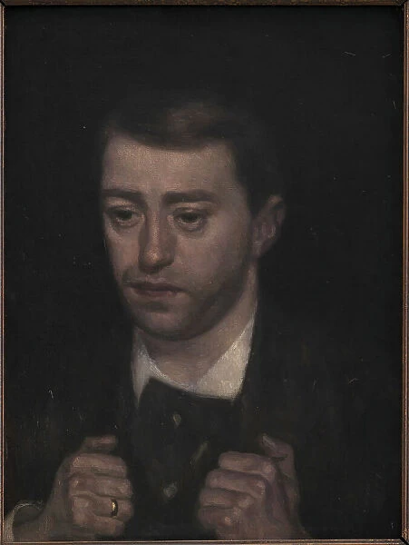 The Composer Fini Henriques, 1894-1898. Creator: Vilhelm Hammershøi