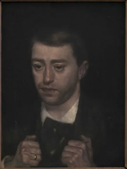 Framed Print : The Composer Fini Henriques, 1894-1898. Creator: Vilhelm Hammershøi Framed Print : The Composer Fini Henriques, 1894-1898. Creator: Vilhelm Hammershøi