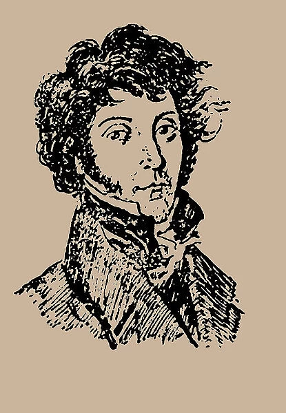 Composer, pianist and conductor Daniil Nikitich Kashin (1769-1841), ca 1810-1815. Creator: Anonymous