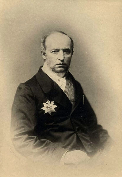 Composer and writer Prince Vladimir Fyodorovich Odoevsky (1803-1869), 1860s