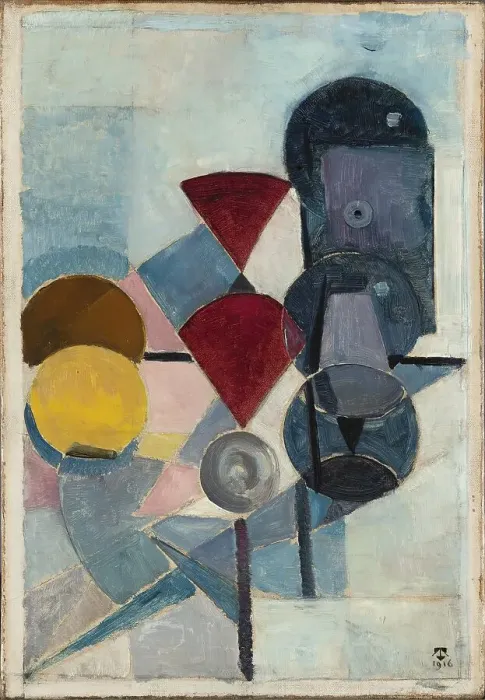 Framed Print : Compositie II (Still Life), 1916. Creator: Theo Van Doesburg Framed Print : Compositie II (Still Life), 1916. Creator: Theo Van Doesburg