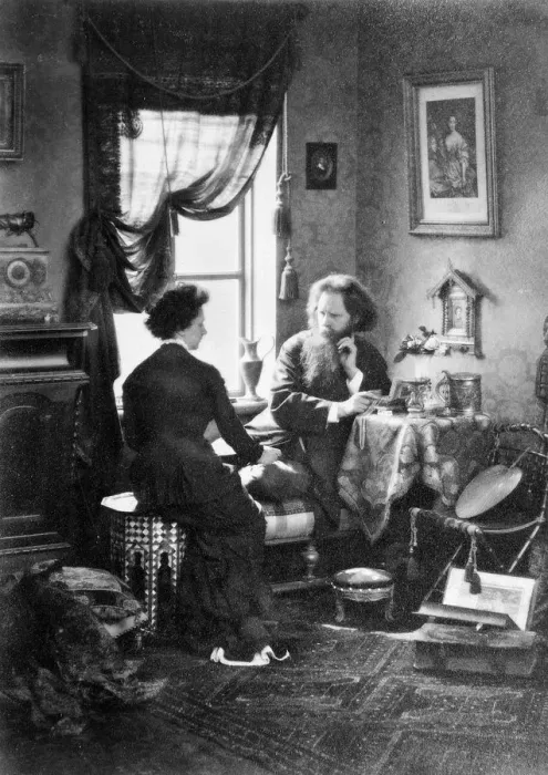 Framed Print : Composition, 1880s. Artist: Andrei Osipovich Karelin Framed Print : Composition, 1880s. Artist: Andrei Osipovich Karelin