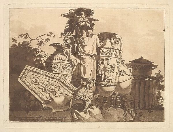 Composition with antiquities, from Recueil de Compositions par Lagrené
