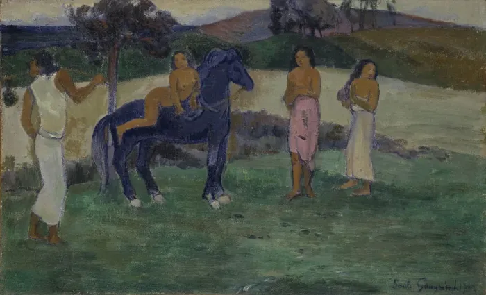 Framed Print : Composition with Figures and a Horse, 1902 Framed Print : Composition with Figures and a Horse, 1902
