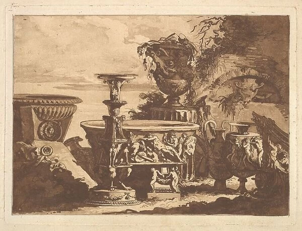 Composition with the Medici Vase, from Recueil de Compositions par Lagrené