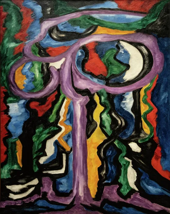 Framed Print : Composition No. 107, 1920. Creator: Heemskerck, Jacoba van (1876-1923) Framed Print : Composition No. 107, 1920. Creator: Heemskerck, Jacoba van (1876-1923)
