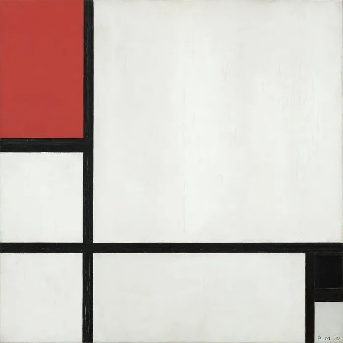 Framed Print : Composition No. I, with Red and Black, 1929. Creator: Mondrian, Piet (1872-1944) Framed Print : Composition No. I, with Red and Black, 1929. Creator: Mondrian, Piet (1872-1944)