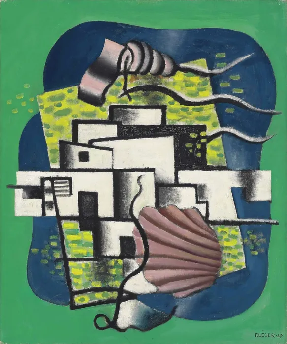 Framed Print : Composition with shell (Composition avec coquille), 1929. Creator: Leger, Fernand (1881-1955) Framed Print : Composition with shell (Composition avec coquille), 1929. Creator: Leger, Fernand (1881-1955)