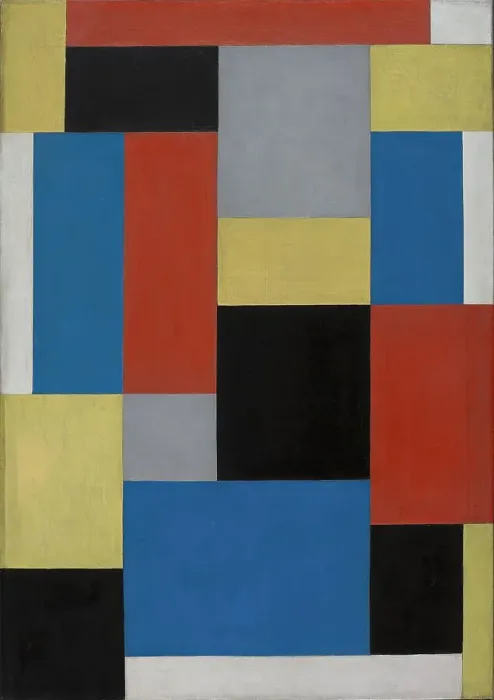 Framed Print : Composition XX, 1920. Creator: Theo Van Doesburg Framed Print : Composition XX, 1920. Creator: Theo Van Doesburg