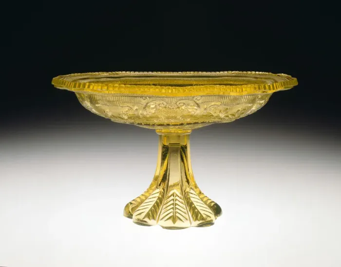 Framed Print : Compote, 1830 / 45. Creator: Boston and Sandwich Glass Company Framed Print : Compote, 1830 / 45. Creator: Boston and Sandwich Glass Company
