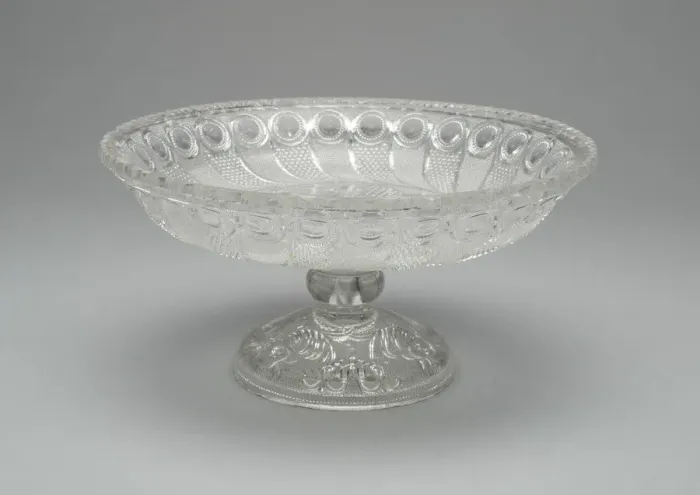 Framed Print : Compote, 1835 / 50. Creator: Boston and Sandwich Glass Company Framed Print : Compote, 1835 / 50. Creator: Boston and Sandwich Glass Company