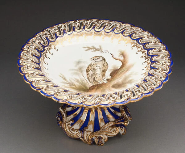 Compote, Worcester, 1849. Creator: Chamberlain and Company