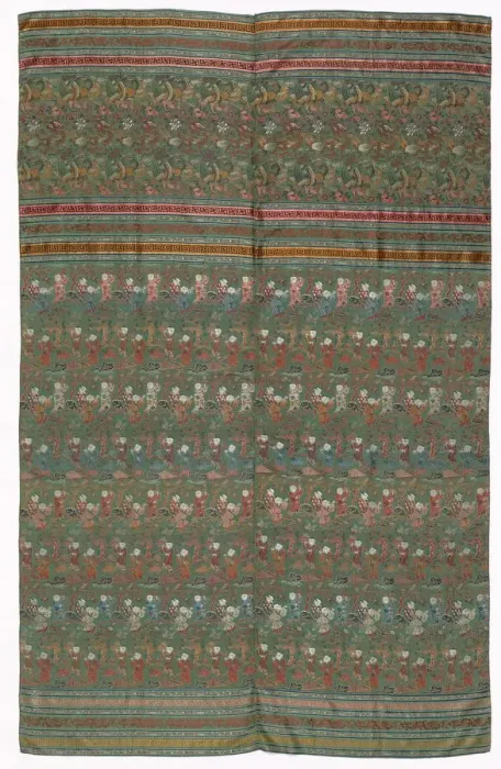 Framed Print : Compound Weave Textile, 1800s ?. Creator: Unknown Framed Print : Compound Weave Textile, 1800s ?. Creator: Unknown