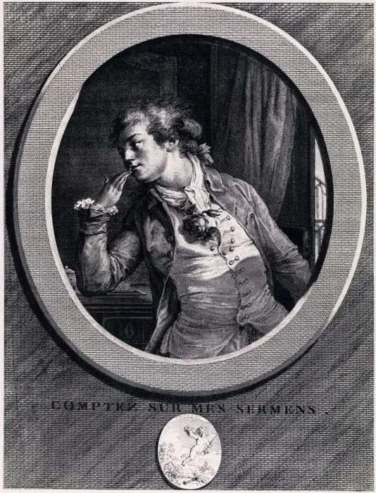 Framed Print : Comptez sur mes serments!, 1789. Artist: Saint-Aubin, Augustin, de (1736-1807) Framed Print : Comptez sur mes serments!, 1789. Artist: Saint-Aubin, Augustin, de (1736-1807)