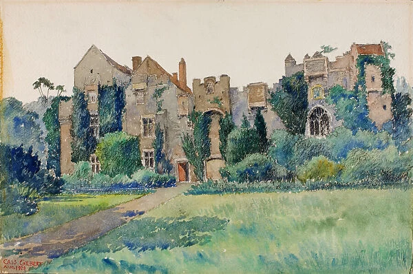 Compton Castle, Devonshire, England, 1928. Creator: Cass Gilbert