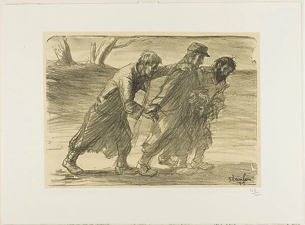 Three Comrades, plate five from Actualites, 1915. Creator