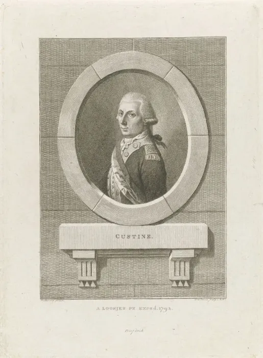 Framed Print : Comte Adam Philippe de Custine (1740-1793), 1792 Framed Print : Comte Adam Philippe de Custine (1740-1793), 1792