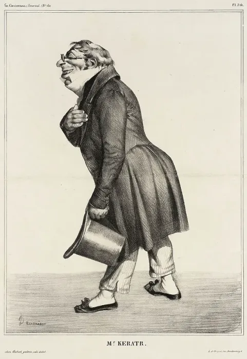 Framed Print : Comte de Kératry, 1833. Creator: Honore Daumier Framed Print : Comte de Kératry, 1833. Creator: Honore Daumier