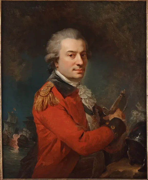 Framed Print : Comte Pierre Andrede Suffren de Saint-Tropez (1729-1788), Mid of the 18th cen Framed Print : Comte Pierre Andrede Suffren de Saint-Tropez (1729-1788), Mid of the 18th cen