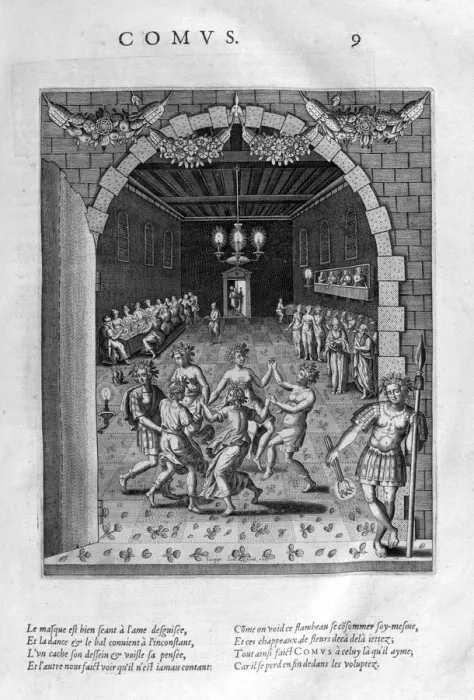 Framed Print : Comus, 1615. Artist: Leonard Gaultier Framed Print : Comus, 1615. Artist: Leonard Gaultier
