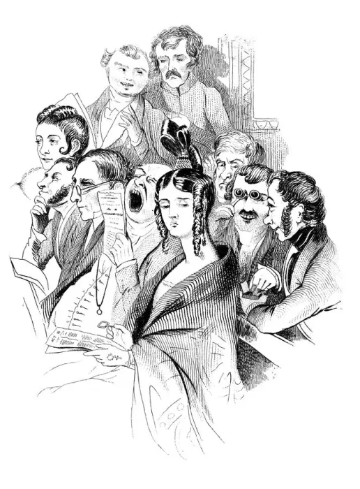 Framed Print : At a Concert, 19th century Framed Print : At a Concert, 19th century